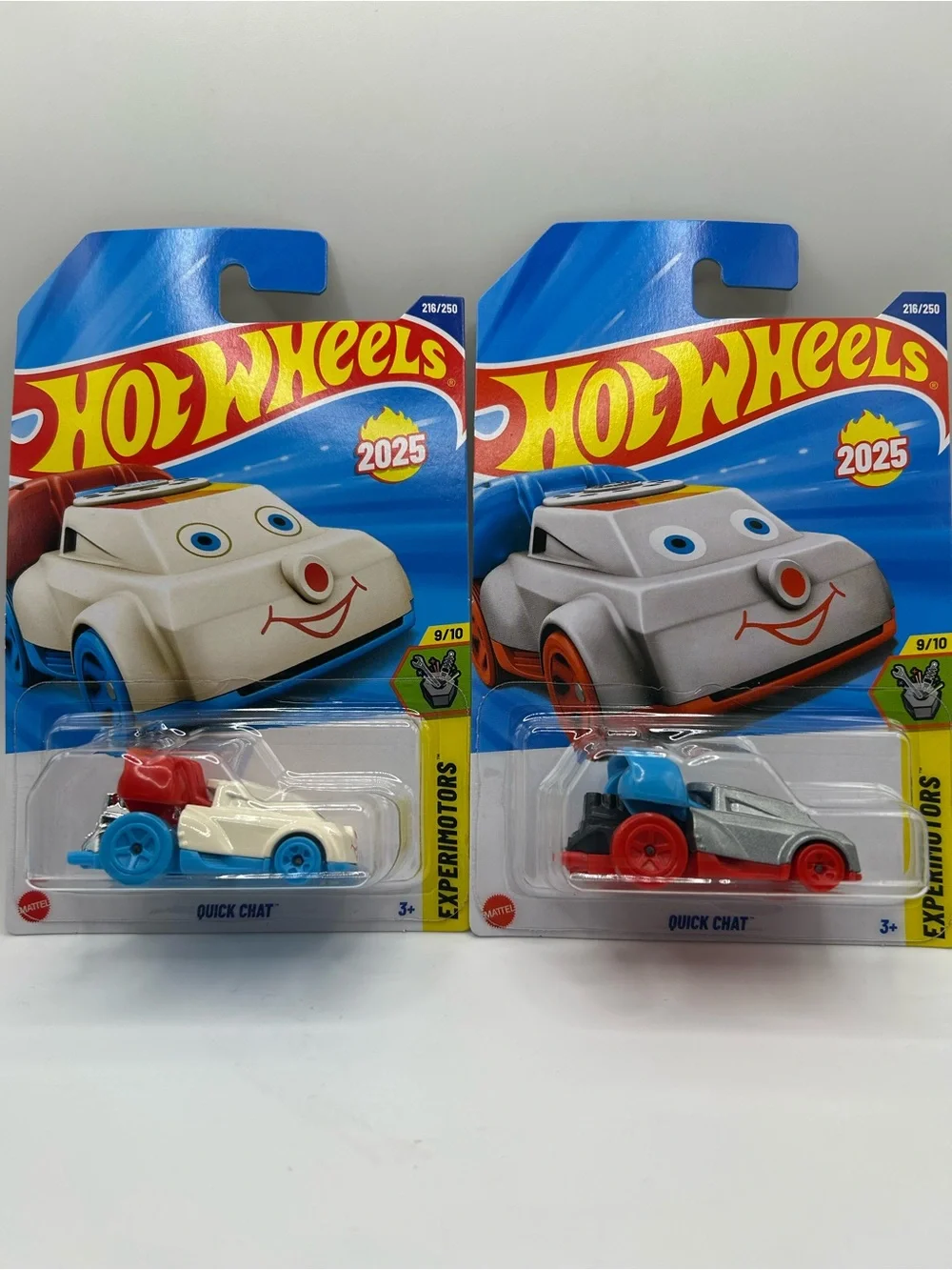 Hot Wheels Quick Chat - White and Silver Variants ☎️🔥🛞